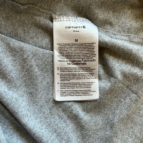 Carhartt Men's Gray Pocket T-Shirt Loose fit Sz M - Picture 5 of 6